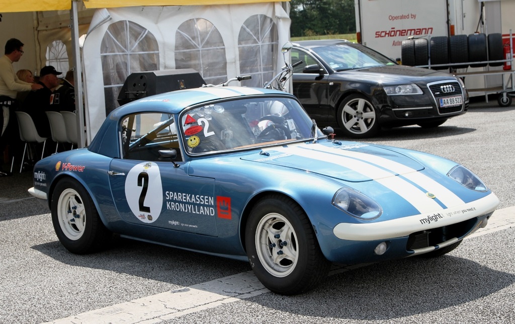 Lotus Elan kørt af Flemming Viktor Andersen
(Foto: Motorsporten.dk)